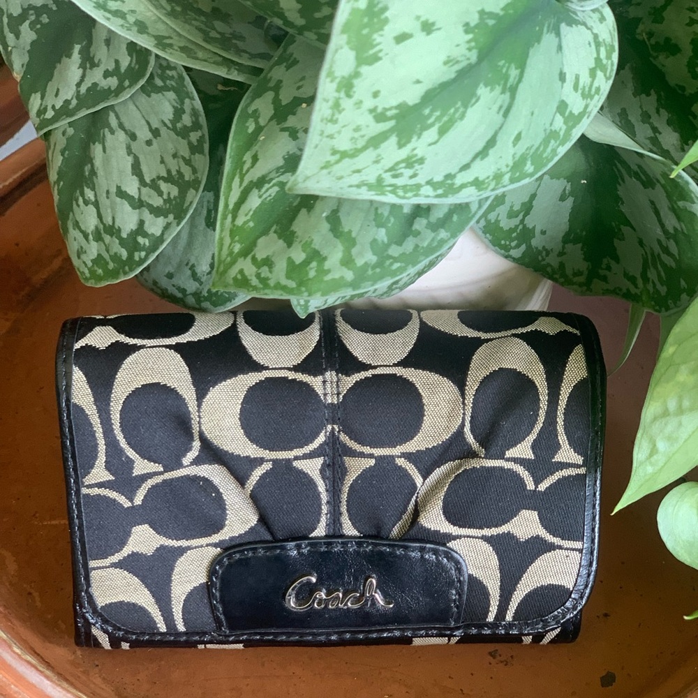 Coach monogram wallet